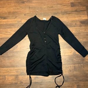 Soft, Small Black romper, never warn, from Rues cozy collection